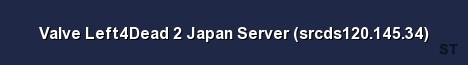 Valve Left4Dead 2 Japan Server srcds120 145 34 
