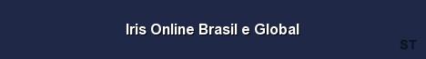 Iris Online Brasil e Global Server Banner