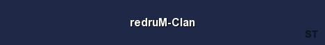 redruM Clan Server Banner