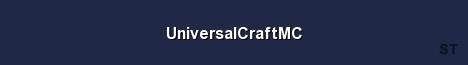 UniversalCraftMC Server Banner