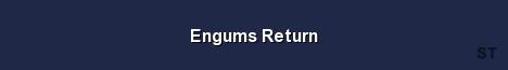 Engums Return Server Banner