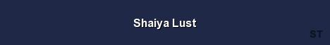 Shaiya Lust Server Banner