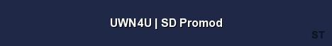 UWN4U SD Promod Server Banner