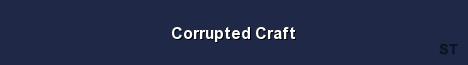 Corrupted Craft Server Banner