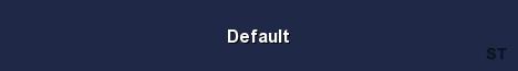 Default Server Banner