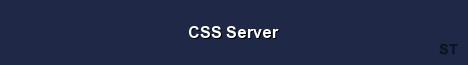 CSS Server Server Banner