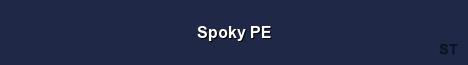 Spoky PE Server Banner