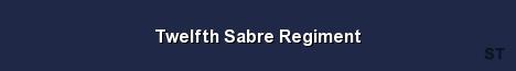 Twelfth Sabre Regiment Server Banner