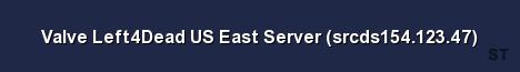 Valve Left4Dead US East Server srcds154 123 47 Server Banner