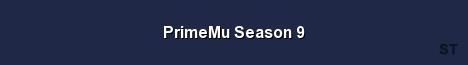 PrimeMu Season 9 Server Banner