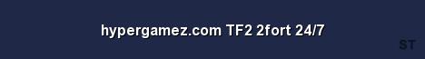 hypergamez com TF2 2fort 24 7 Server Banner