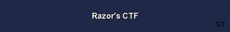 Razor s CTF Server Banner
