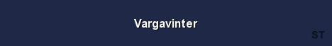 Vargavinter Server Banner
