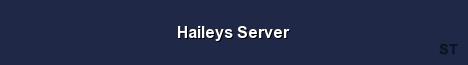 Haileys Server Server Banner