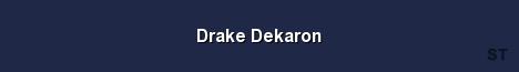 Drake Dekaron Server Banner