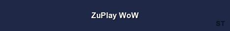 ZuPlay WoW Server Banner