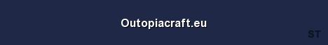 Outopiacraft eu Server Banner