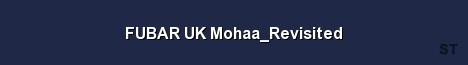 FUBAR UK Mohaa Revisited Server Banner