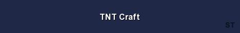 TNT Craft Server Banner