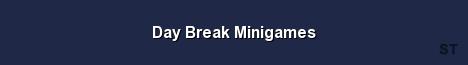 Day Break Minigames Server Banner