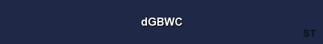 dGBWC Server Banner