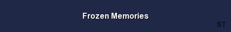 Frozen Memories Server Banner