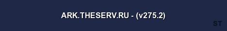 ARK THESERV RU v275 2 Server Banner