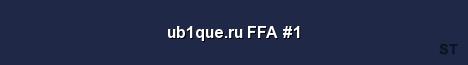 ub1que ru FFA 1 Server Banner