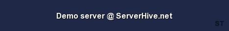 Demo server ServerHive net Server Banner