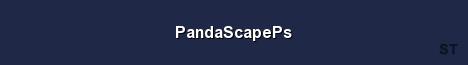 PandaScapePs Server Banner