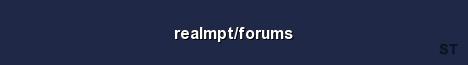 realmpt forums Server Banner