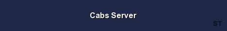 Cabs Server Server Banner