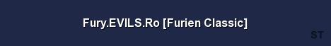 Fury EVILS Ro Furien Classic Server Banner