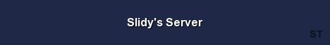 Slidy s Server Server Banner