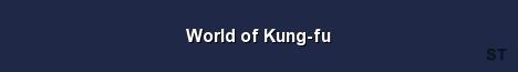 World of Kung fu Server Banner