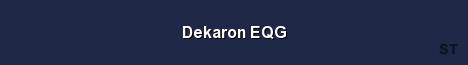 Dekaron EQG Server Banner