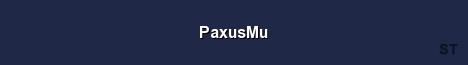 PaxusMu Server Banner