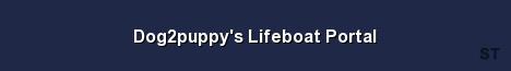 Dog2puppy s Lifeboat Portal Server Banner