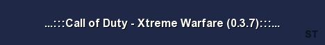 Call of Duty Xtreme Warfare 0 3 7 Server Banner