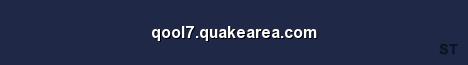 qool7 quakearea com Server Banner