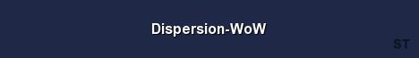 Dispersion WoW Server Banner