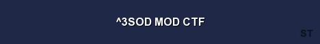 3SOD MOD CTF Server Banner