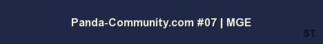 Panda Community com 07 MGE Server Banner