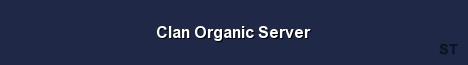 Clan Organic Server Server Banner