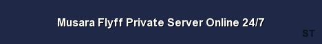 Musara Flyff Private Server Online 24 7 Server Banner