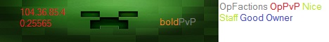 boldPvP Server Banner