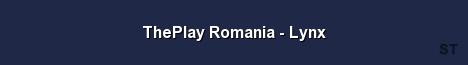 ThePlay Romania Lynx Server Banner