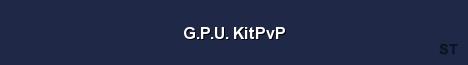 G P U KitPvP Server Banner