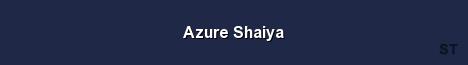 Azure Shaiya Server Banner