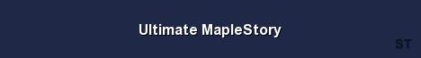 Ultimate MapleStory Server Banner